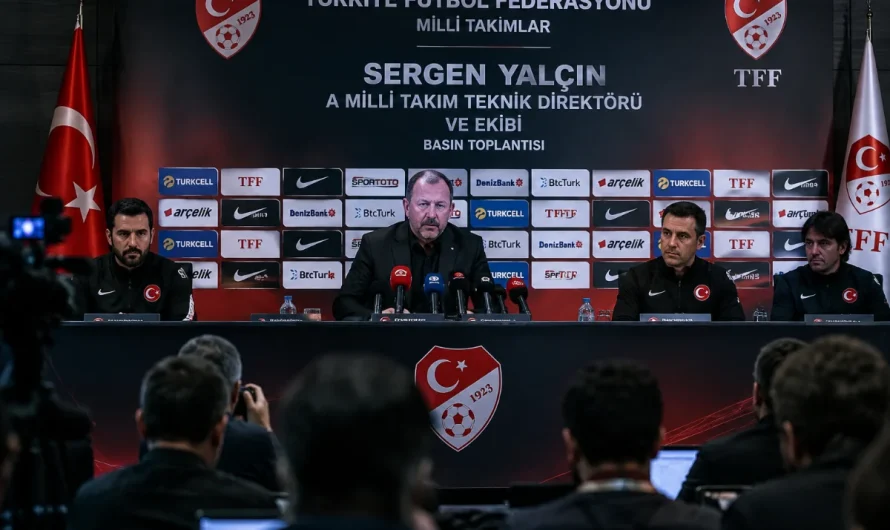 Sergen Yalçın Yönetimindeki Yeni Milli Takım Teknik Kadrosu