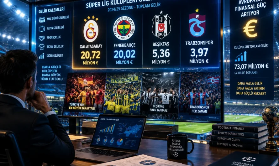 UEFA’dan Türk Takımlarına Dev Kasa: İşte Güncel Kazançlar