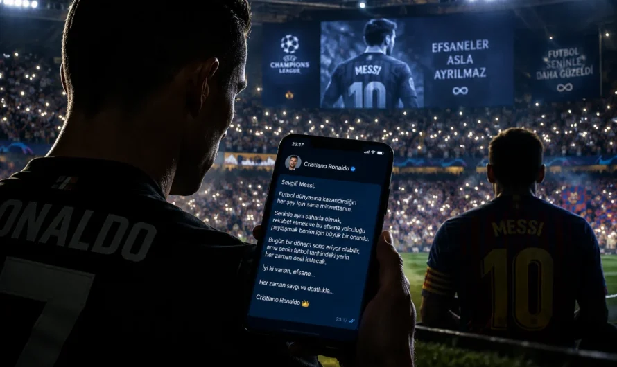 Yeşil Sahalarda Bir Devrin Sonu: Messi’nin Vedası ve Ronaldo’nun Saygı Duruşu